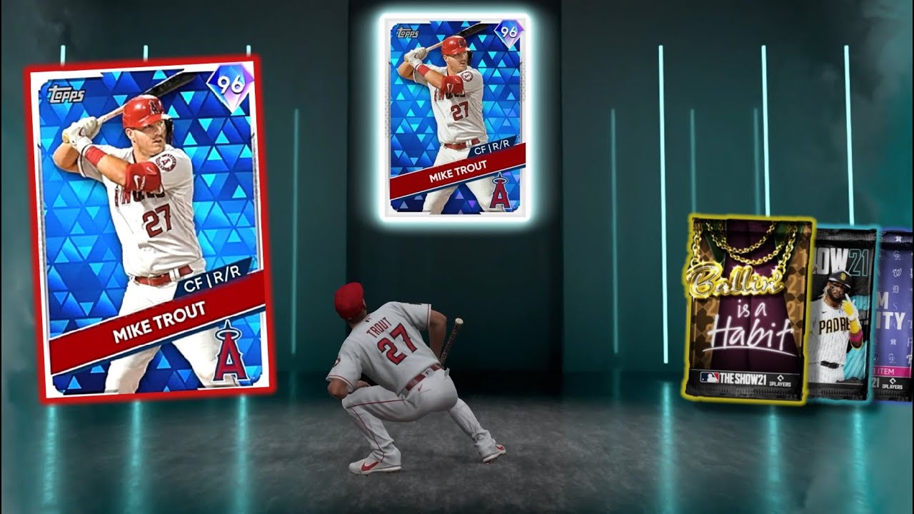 The Sickest Mike Trout Pull From A Show Pack | No Money Spent | MLB The Show 21