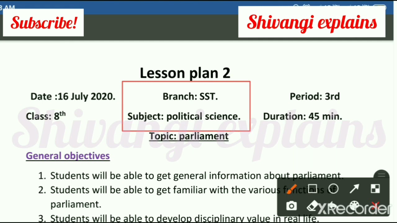 5 lesson plans for sst |b.ed |lesson plan for social science