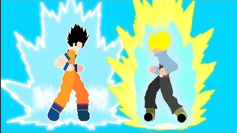 Stick nodes Gohan vs. Trunks fight animation 