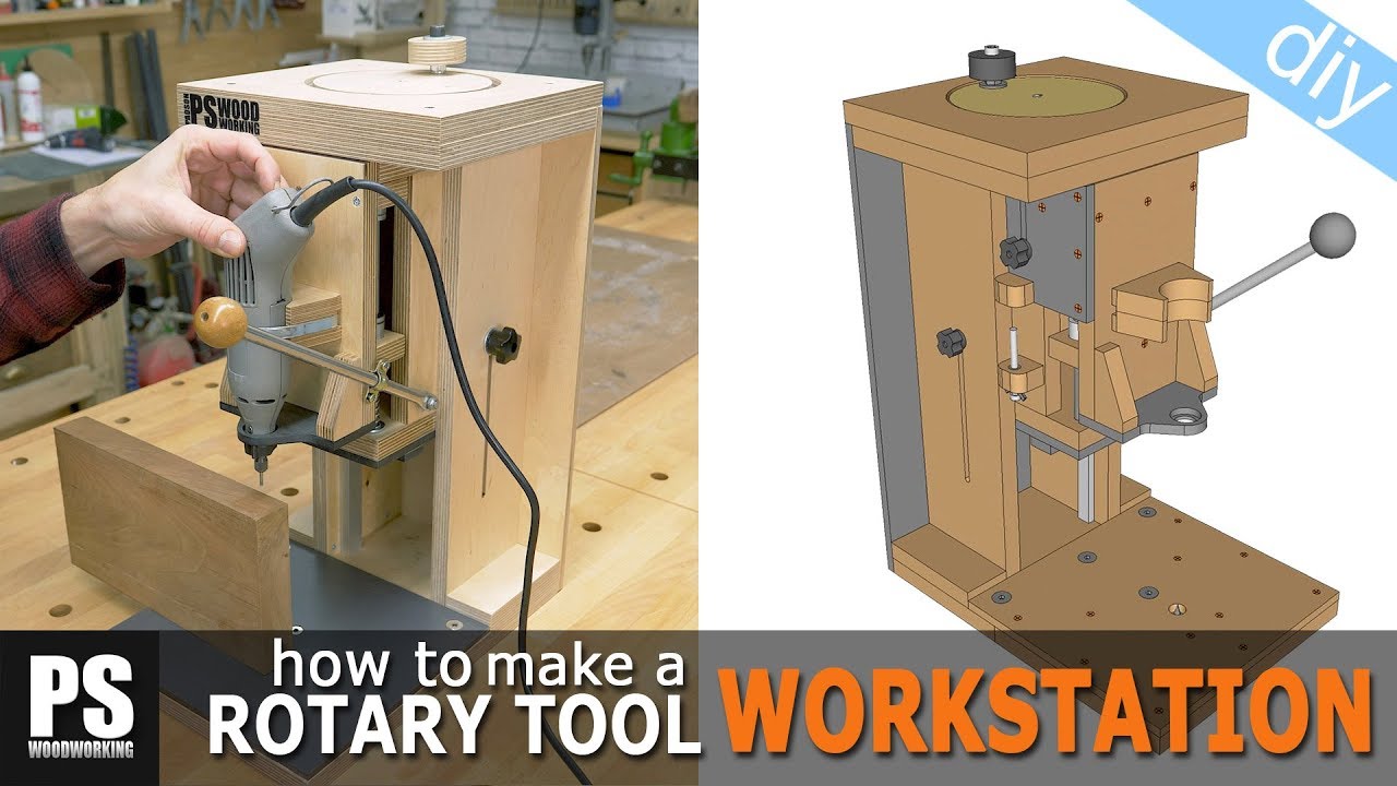 Rotary Tool Multipurpose Workstation (1) - Paoson Blog DIY