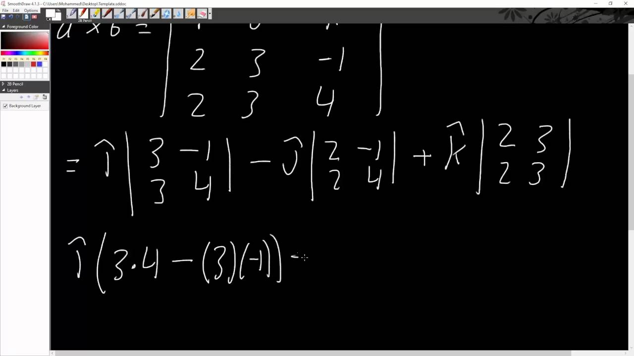 Calc 2 Cross Product (StepbyStep) ptB YouTube
