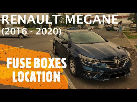 Renault Megane - FUSE BOX LOCATION (2016 - 2020)