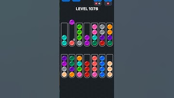 Ball Sort Puzzle nível 1078 #games #puzzle #pop #level #colors #automobile #gaming #gameplay #gamer