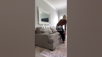 Amazon Oversized Couch and Loveseat #amazonstorefront #homedecor #amazonhome #furniture