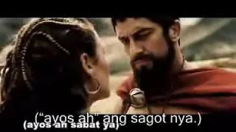 300 spartan | ilonggo version with tagalog subtitle