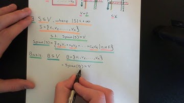 Finite Dimensional Vector Spaces Part 1