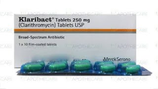 Klaribact tablet | clarithromycin tablet | uses, dose and side effects in urdu and hindi