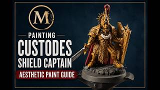 Custodes Shield Captain (Aesthetic Paint Video)