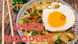 STIR FRIED UDON NOODLES STIR FRIED UDON NOODLES