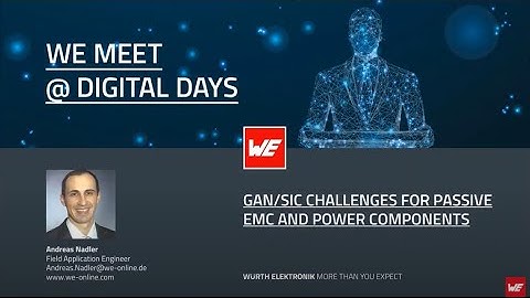 GaN/SiC Challenges for Passive EMC and Power Components