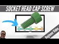 Fusion 360 - Socket Head Cap Screw (Brand New User Tutorial)