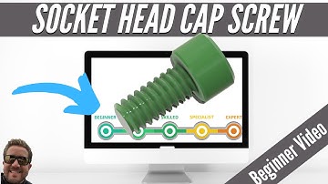 Fusion 360 - Socket Head Cap Screw (Brand New User Tutorial)