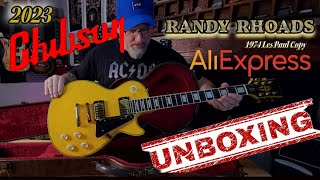 Chibson Randy Rhoads Les Paul Custom Guitar Unboxing: 2023 Replica From AliExpress