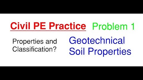 Determine the Clay’s Specific Gravity. PE Practice Exam Civil Engineers. Geotechnical  – Problem 1