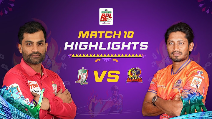 Highlights | Match 10: Fortune Barishal vs Durbar Rajshahi