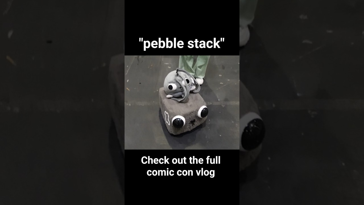 PEBBLE MAXXING #comiccon #cosplay #dandysworld #roblox #funny #dandy #pebble