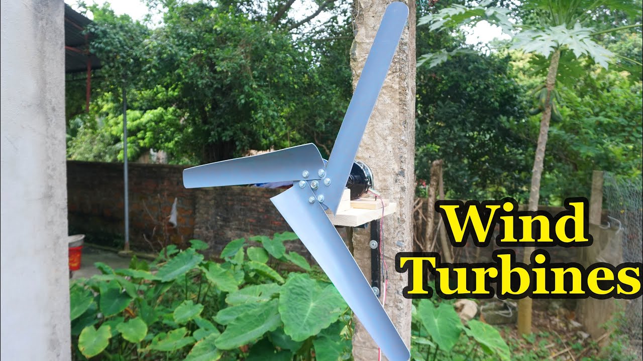 How to make a simple and powerful wind turbine 