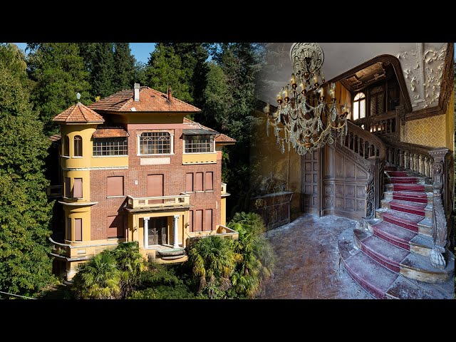 Dazzling Abandoned Mansion Of A Corrupt Italian - Fraud Cost Him Everything! class=