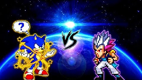 Sonic Chaos V4 JVL OP (all form) VS Gotenks Ultra Ego Instinct V2 OP in Jump Force Mugen