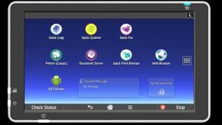 Smart Operation Panel - Quick Scan Function