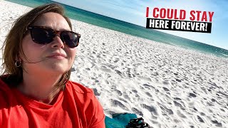 VAN LIFE IN PENSACOLA BEACH 🏖️ FLORIDA, JUST MIGHT BE THE BEST BEACH EVER / VAN LIFE TRAVEL VLOG