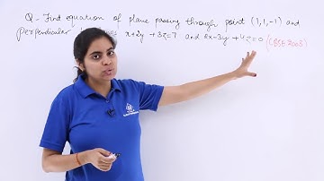 Class 12th – Angle Between Two Planes Problem Example-2 | Tutorials Point