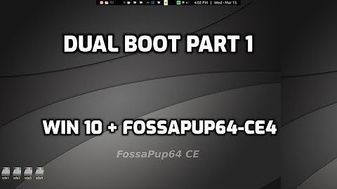 dualboot part 1: windows 10 + puppylinux