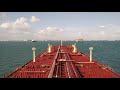 Singapore strait &amp; port time lapse