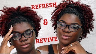 Forgot To Retwist Last Night | How to Refresh and Revive Natural Hair