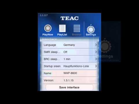 Video Tutorial for TEAC myWAP APP