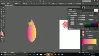 how to  make flower from rotate tool in adobe illustrator