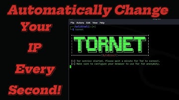 Automatically Change your IP Address | Kali Linux | TorNet | Anonymous