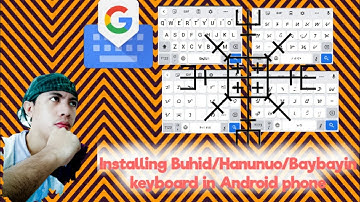 Buhid/Hanunuo/Baybayin keyboard Installation/android phone
