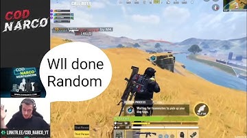 CoD Narco Appreciating This Random Team Mate | CoD Narco Like This Random Player | CODM |