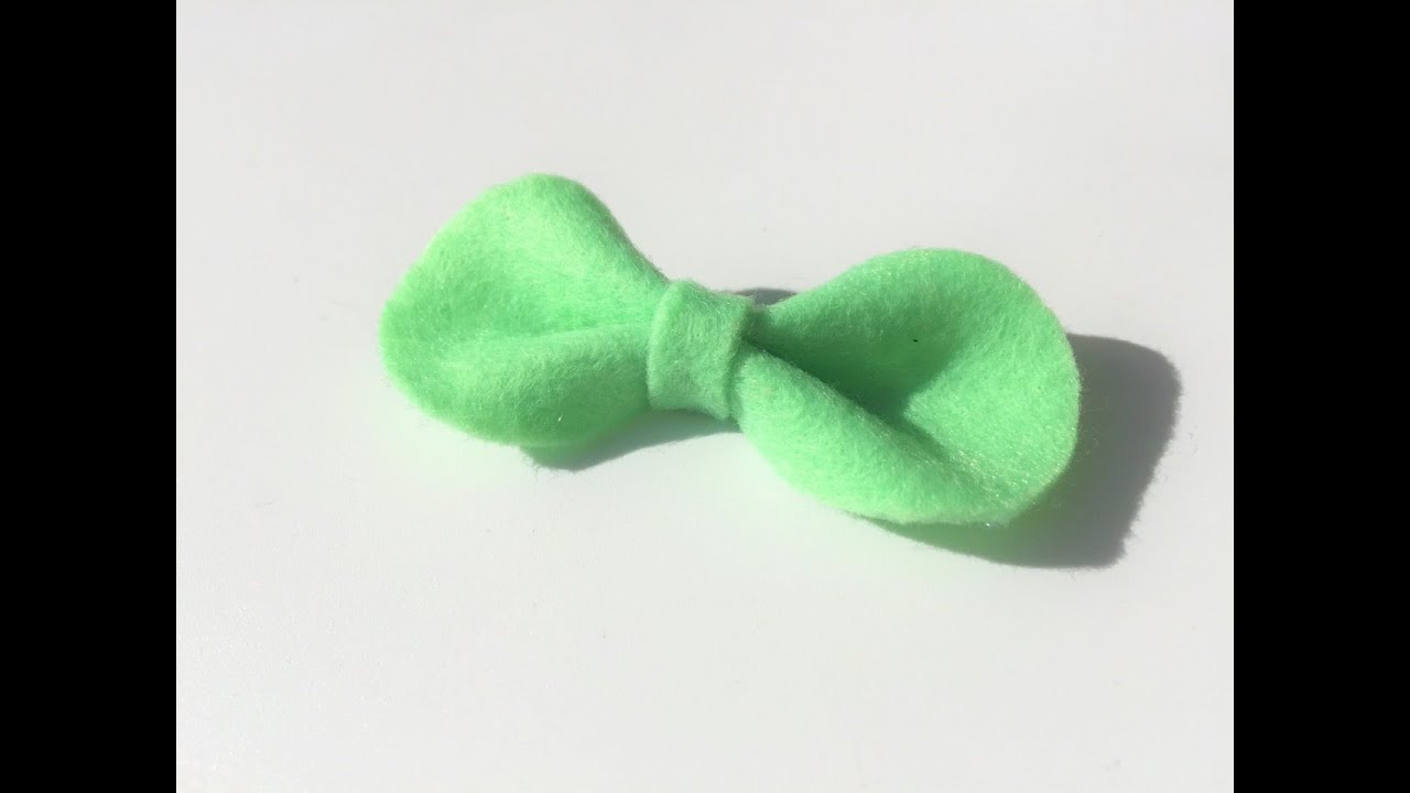 超簡単 フェルトリボンの作り方 How To Make Felt Ribbon Youtube