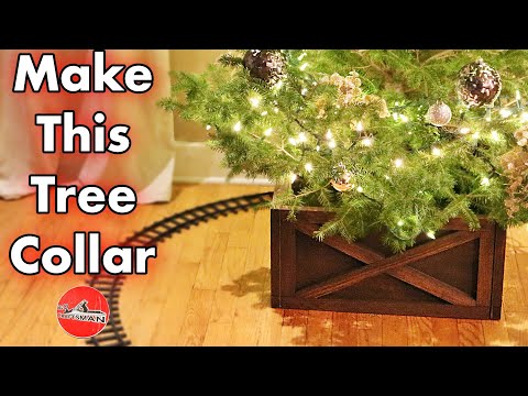 DIY Wooden Christmas Tree Collar