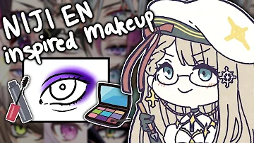 Designing Makeup Looks Inspired by NIJI EN! 【NIJISANJI EN | Aia Amare 】