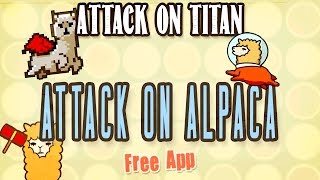 "Attack on Alpaca" Japanese App Game (How is this related to Attack on Titan, haha?) screenshot 1