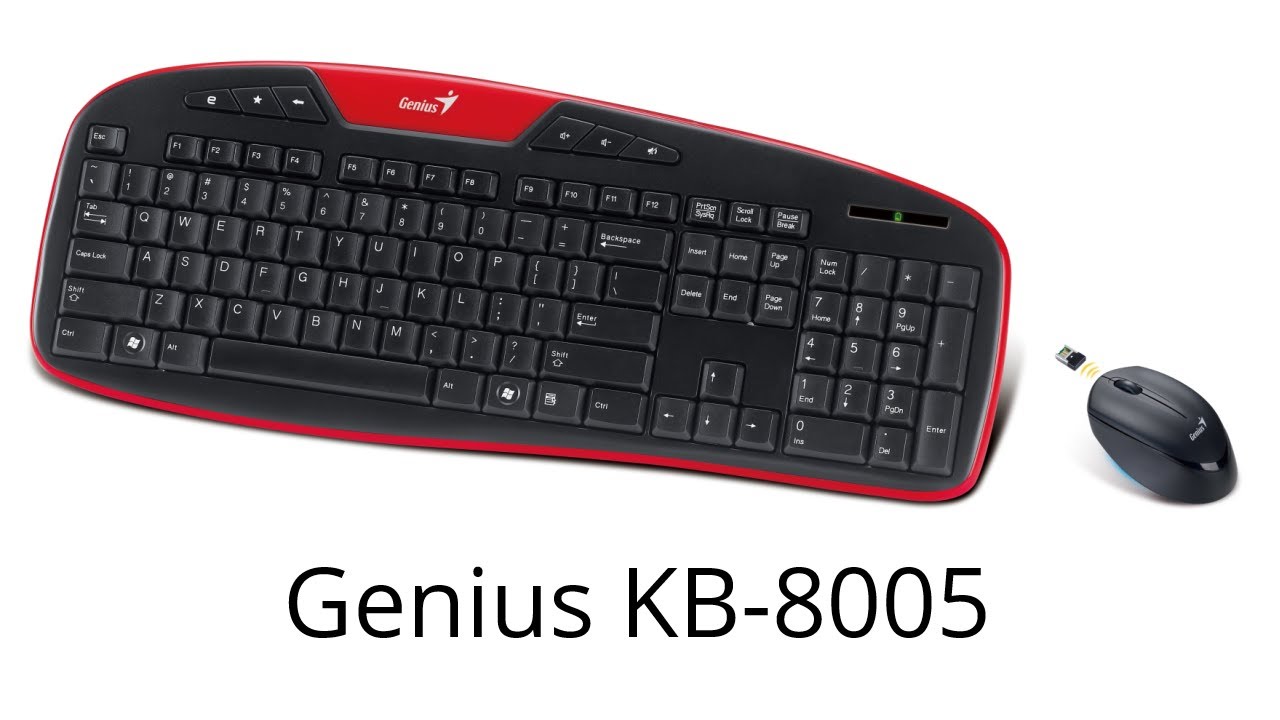 Genius Slimstar 8005 CZ+SK - Set klávesnice a myši | Alza.cz