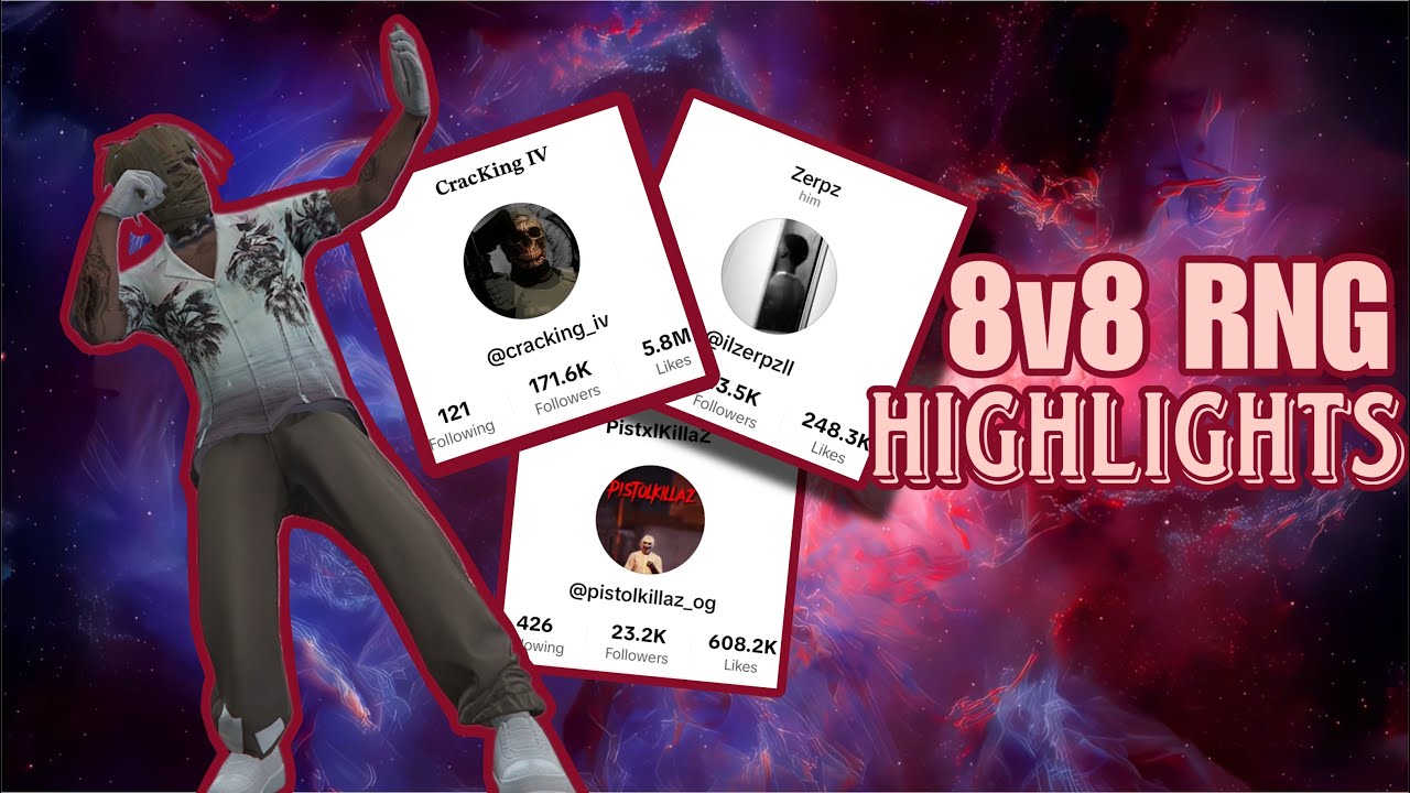 Famous RNG TikTok Players Invite Me To An 8v8 | MVP Highlights | GTA Online