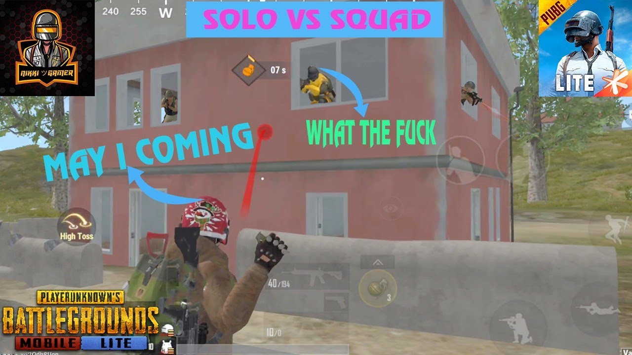 Solo Vs squad fight intense l fully rush gameplay - YouTube