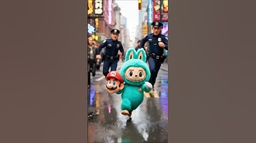 Labubu Just Wants To Help Her Friend🍄Super Mario ❤️