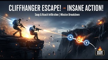 Call of Duty MW2Remastered Cliffhanger || Soap & Roach Infiltration || Mission Explained Epic Escape