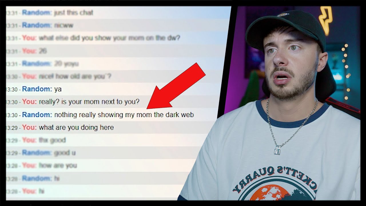 Diese anonymen Darknet Chatrooms sind so merkwürdig! Er ist einfach mit seiner Mutter im Darknet!