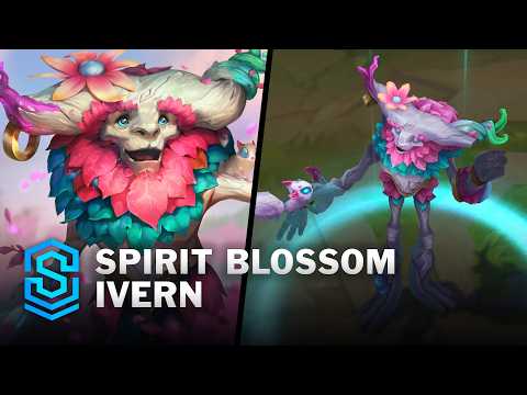 Spirit Blossom Ivern Skin Spotlight - Pre-Release - PBE Preview - League of Legends