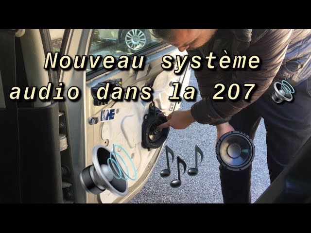 Installation des nouveaux haut-parleurs sur une 207 partie 2/2