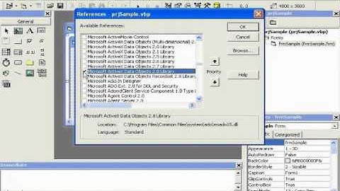 VB 6 - Basic Database Access using ADO