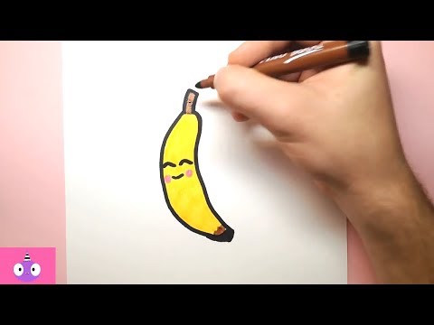 Video: Kaip Nupiešti Bananą