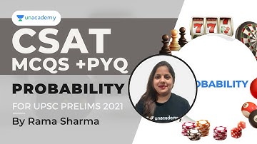 CSAT GS Paper - 2 MCQs | Probability | UPSC Prelims 2021 | By Rama Sharma