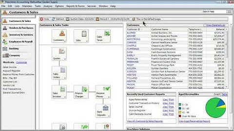 Peachtree tutorial Chapter 1 INTRODUCTION TO PEACHTREE part2 Getting Oriented to Peachtree